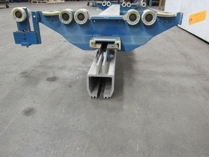 Gorbel Under Hung Aluminum Monorail Bridge Crane 109" OAL 86 To 54" Runner Width