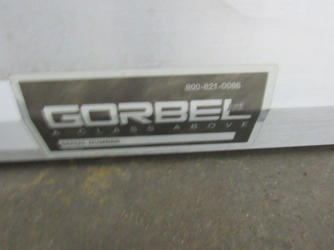 Gorbel Under Hung Aluminum Monorail Bridge Crane 109" OAL 86 To 54" Runner Width