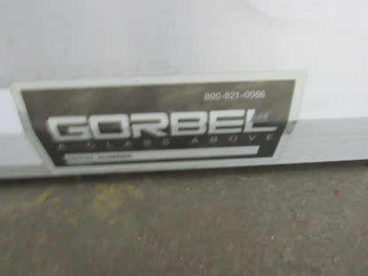 Gorbel Under Hung Aluminum Monorail Bridge Crane 109" OAL 86 To 54" Runner Width