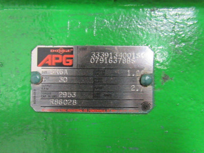 Control Tech 25Hp 500VDC 648RPM Output Size SR6A Gear Motor Assembly