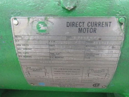 Control Tech 25Hp 500VDC 648RPM Output Size SR6A Gear Motor Assembly