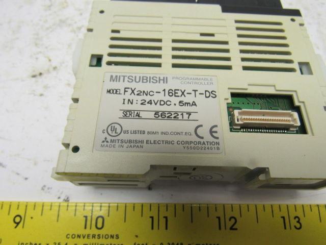 Mitsubishi FX2NC-16EX-T-DS Programmable Controller Module Card