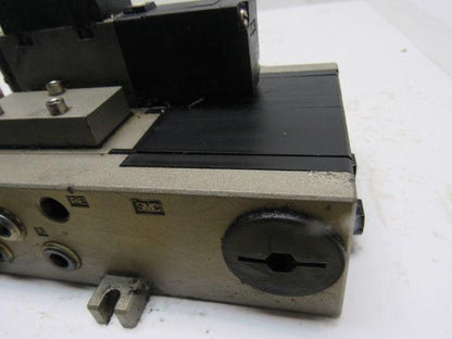 SMC VFS2100-5FZ Pneumatic Solenoid Valve W/2 Slot Control Block