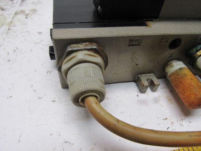 SMC VFS2100-5FZ Pneumatic Solenoid Valve W/2 Slot Control Block