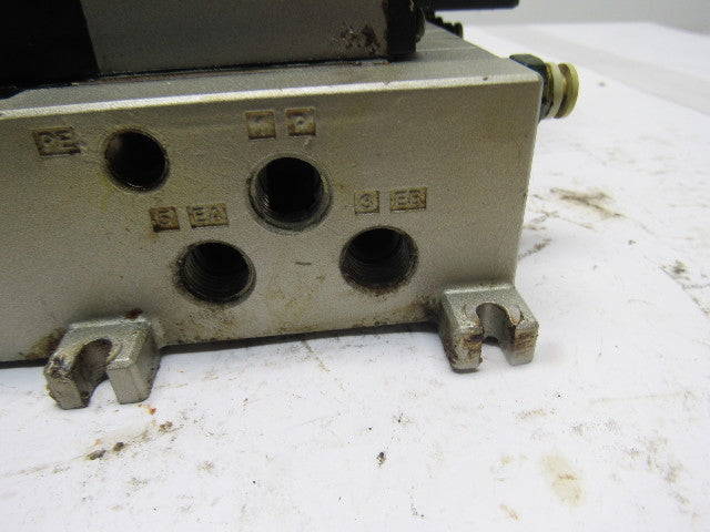 SMC VFS2100-1FZ (6) Slot Control Block w/(5) Valves