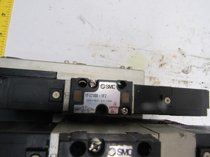 SMC VFS2100-1FZ (6) Slot Control Block w/(5) Valves