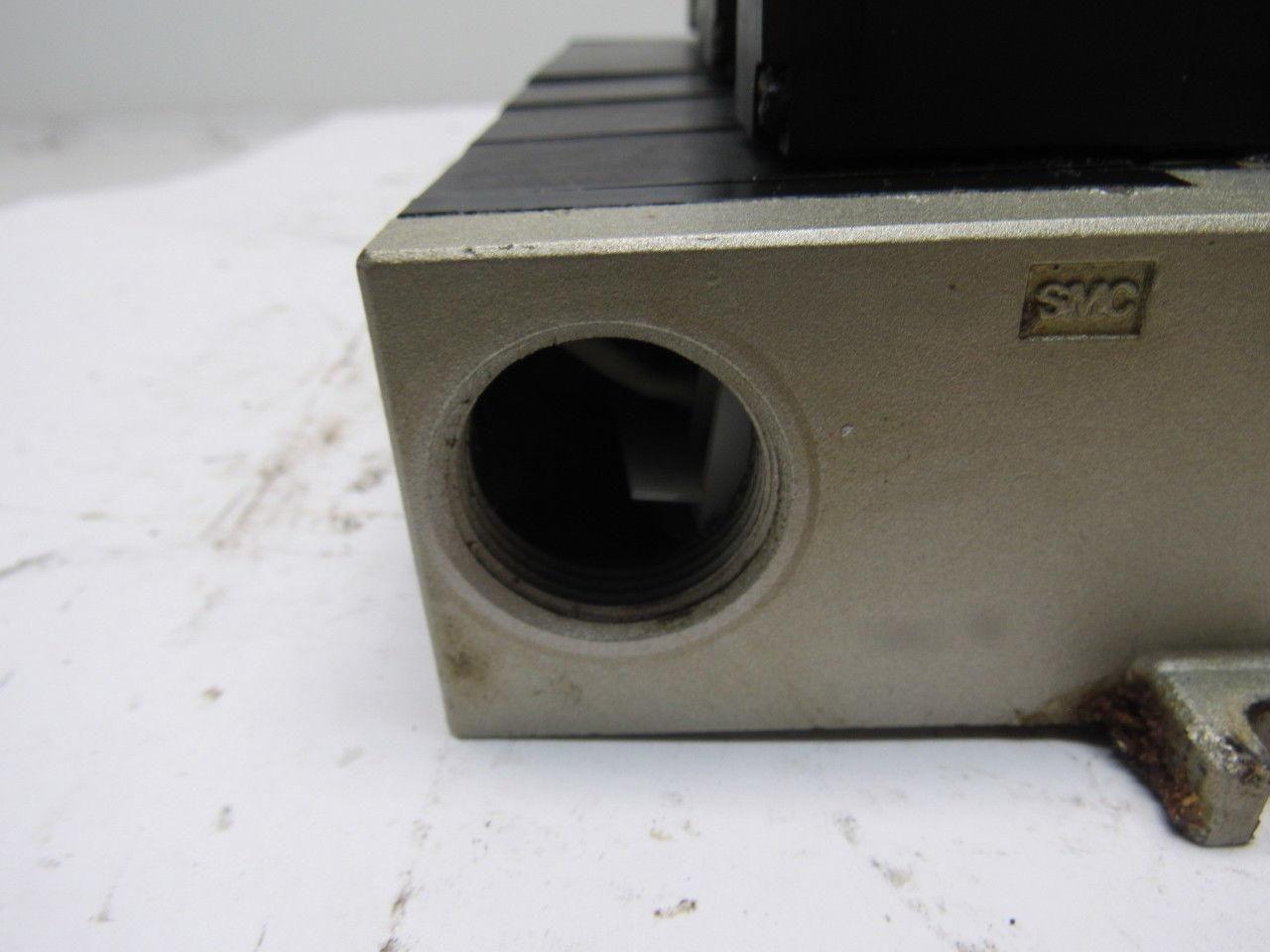 SMC VFS2100-1FZ (6) Slot Control Block w/(5) Valves