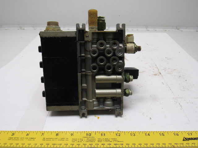 SMC VSF2100-5FZ VFS2400-5FZ (4) Slot Control Block w/(3) Valves