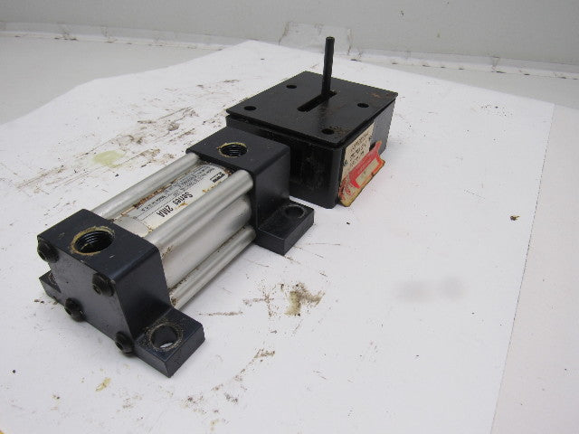 Steel Master Transfer Gate Positive Stop Shot Pin W/Air Cylinder