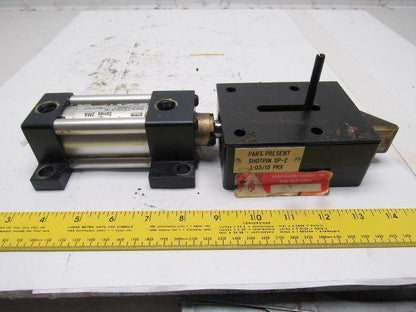 Steel Master Transfer Gate Positive Stop Shot Pin W/Air Cylinder