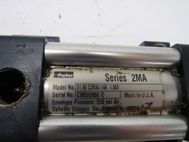 Steel Master Transfer Gate Positive Stop Shot Pin W/Air Cylinder