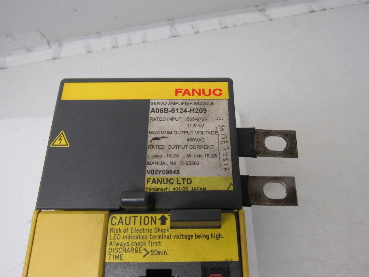 Fanuc A06B-6124-H209 Servo Amplifier Module