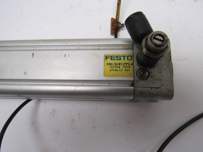 Festo DNC-32-85-PPV-A Pneumatic Cylinder 32 MM Bore 85 MM Stroke 12Bar