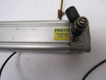 Festo DNC-32-85-PPV-A Pneumatic Cylinder 32 MM Bore 85 MM Stroke 12Bar