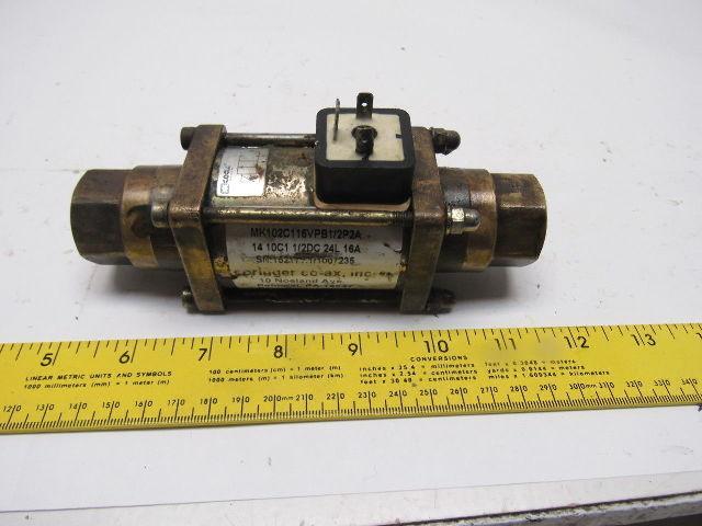 CO-AX MK25NC MK102C116VPB1/2P2A Coaxial Valve 14 10C1 1/2DC 24L 16A
