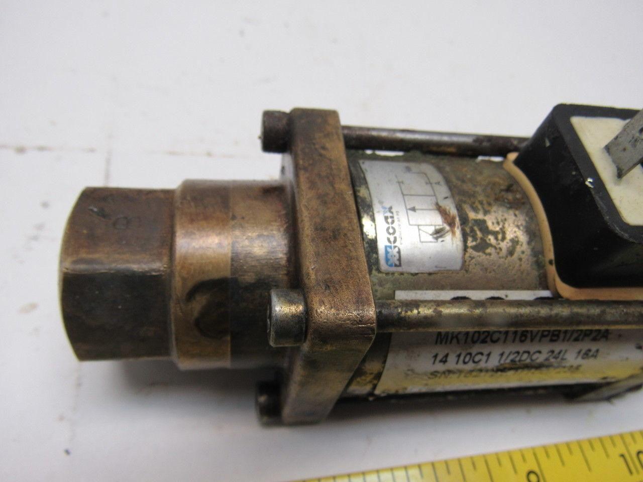 CO-AX MK25NC MK102C116VPB1/2P2A Coaxial Valve 14 10C1 1/2DC 24L 16A