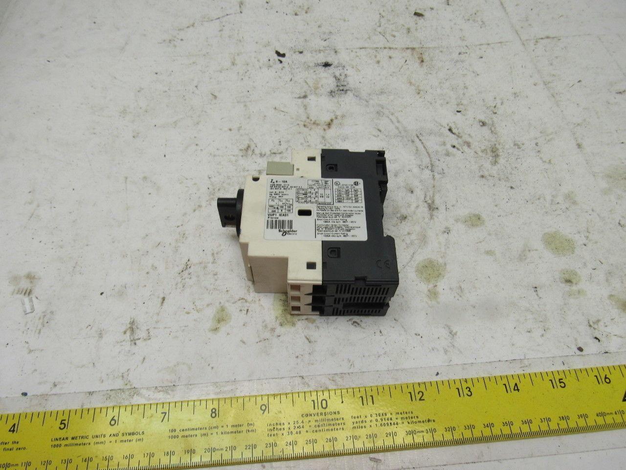 Square D Telemecanique GV2-P14H7 Motor Starter 6-10A