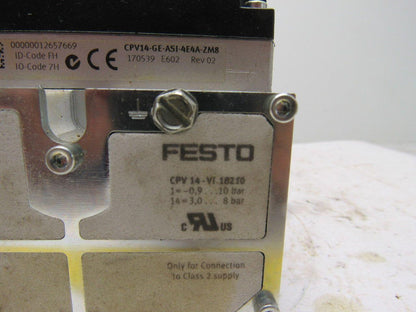 Festo CPV14-GE-ASI-4E4A-ZM8 Pneumatic Manifold Valve Assembly