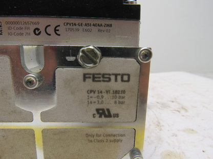 Festo CPV14-GE-ASI-4E4A-ZM8 Pneumatic Manifold Valve Assembly