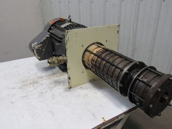 Gusher MSC5-10-2500F 25Hp 5525RPM Vertical Coolant Pump 53GPM 230/460V 3Hp