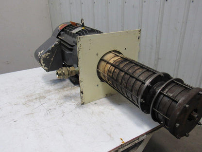 Gusher MSC5-10-2500F 25Hp 5525RPM Vertical Coolant Pump 53GPM 230/460V 3Hp