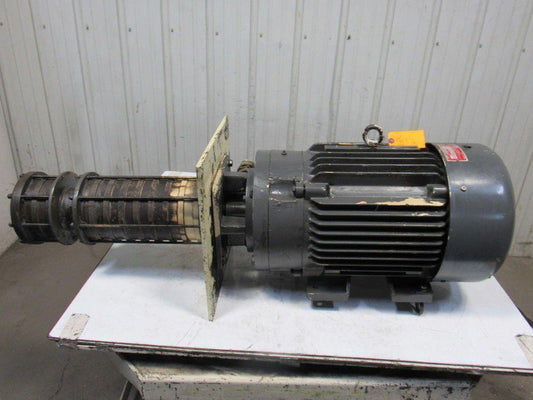 Gusher MSC5-10-2500F 25Hp 5525RPM Vertical Coolant Pump 53GPM 230/460V 3Hp