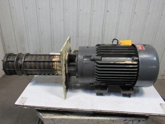 Gusher MSC5-10-2500F 25Hp 5525RPM Vertical Coolant Pump 53GPM 230/460V 3Hp