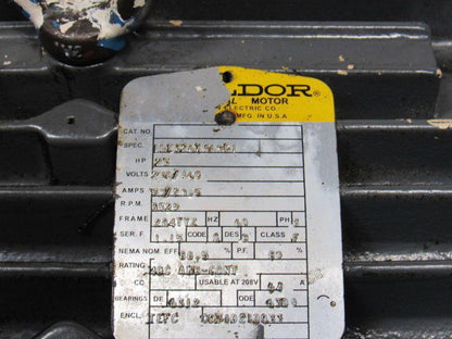 Gusher MSC5-10-2500F 25Hp 5525RPM Vertical Coolant Pump 53GPM 230/460V 3Hp