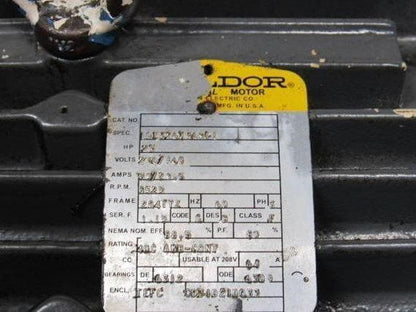 Gusher MSC5-10-2500F 25Hp 5525RPM Vertical Coolant Pump 53GPM 230/460V 3Hp