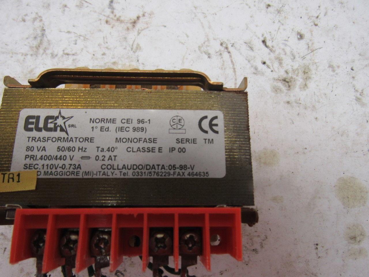 ELCA Series TM 80VA Control Transformer PI 400/440V Sec 110V
