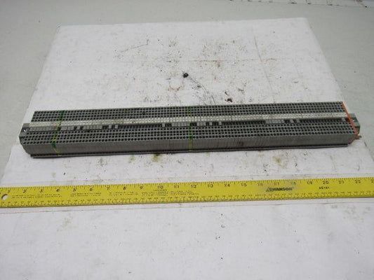 WAGO IEC 60947-7-1 IEC 947-7-2 DIN Rail Terminal Block Strip 20A 22" OAL
