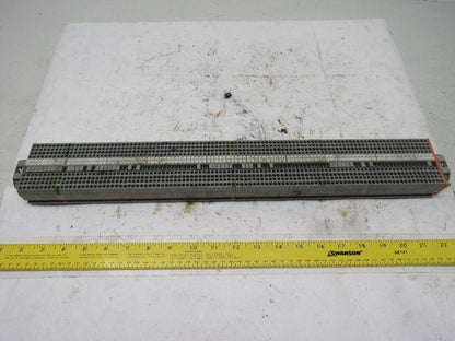 WAGO IEC 60947-7-1 IEC 947-7-2 DIN Rail Terminal Block Strip 20A 22" OAL