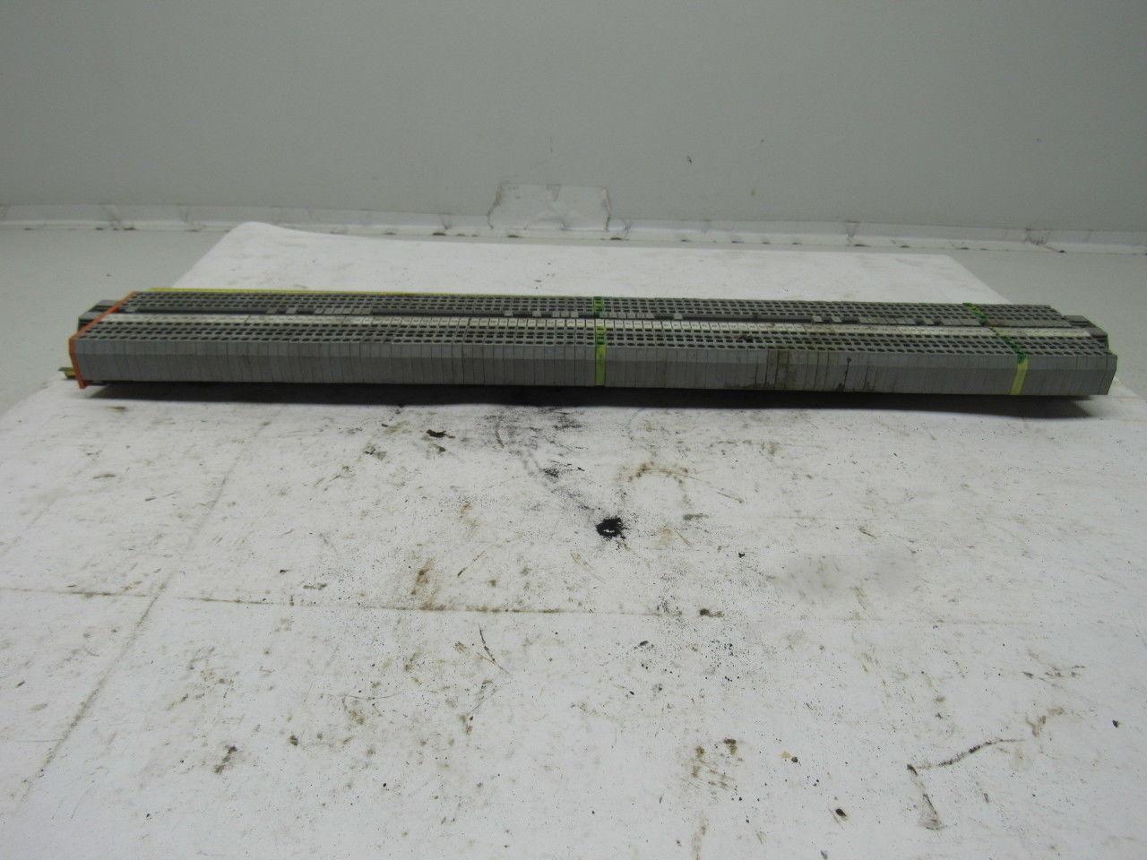 WAGO IEC 60947-7-1 IEC 947-7-2 DIN Rail Terminal Block Strip 20A 22" OAL