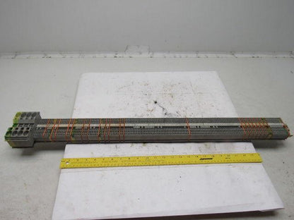 WAGO IEC 60947-7-1 IEC 947-7-2 DIN Rail Terminal Block Strip 20A 37" OAL