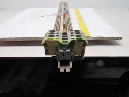 WAGO IEC 60947-7-1 IEC 947-7-2 DIN Rail Terminal Block Strip 20A 37" OAL