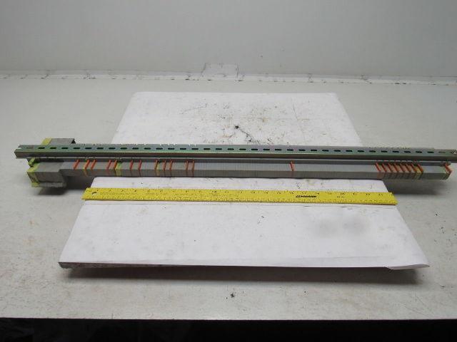 WAGO IEC 60947-7-1 IEC 947-7-2 DIN Rail Terminal Block Strip 20A 37" OAL