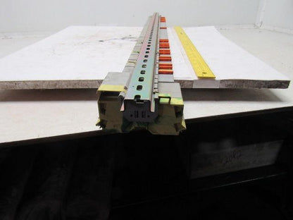 WAGO IEC 60947-7-1 IEC 947-7-2 DIN Rail Terminal Block Strip 20A 37" OAL