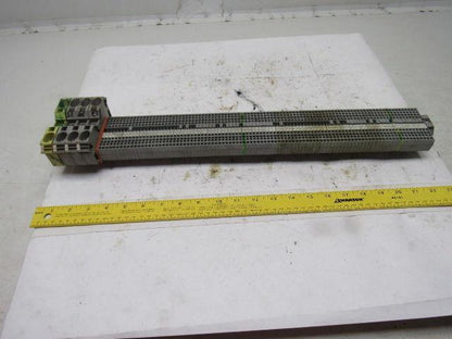WAGO IEC 60947-7-1 IEC 947-7-2 DIN Rail Terminal Block Strip 20A 23" OAL