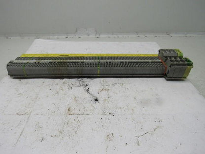 WAGO IEC 60947-7-1 IEC 947-7-2 DIN Rail Terminal Block Strip 20A 23" OAL