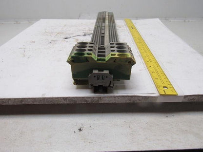 WAGO IEC 60947-7-1 IEC 947-7-2 DIN Rail Terminal Block Strip 20A 23" OAL