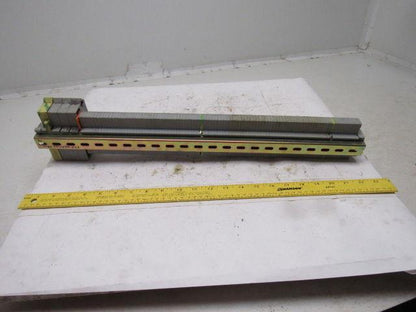 WAGO IEC 60947-7-1 IEC 947-7-2 DIN Rail Terminal Block Strip 20A 23" OAL