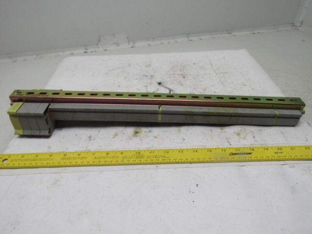 WAGO IEC 60947-7-1 IEC 947-7-2 DIN Rail Terminal Block Strip 20A 23" OAL