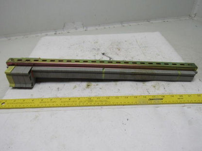 WAGO IEC 60947-7-1 IEC 947-7-2 DIN Rail Terminal Block Strip 20A 23" OAL