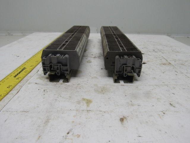 ENTRETEC MB2,5/6,4G DIN Rail W/45+ Terminal Blocks W/12-1/2" Lot of 2