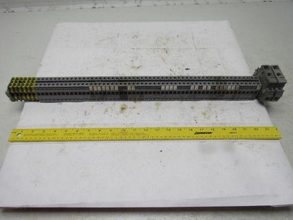 ENTRETEC (50) Gray 5120 Terminal Blocks W/(6) 5005.M10/10/P Grounds lot of 56