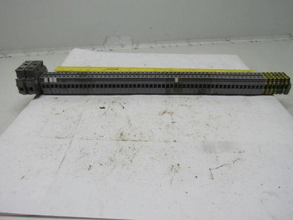 ENTRETEC (50) Gray 5120 Terminal Blocks W/(6) 5005.M10/10/P Grounds lot of 56