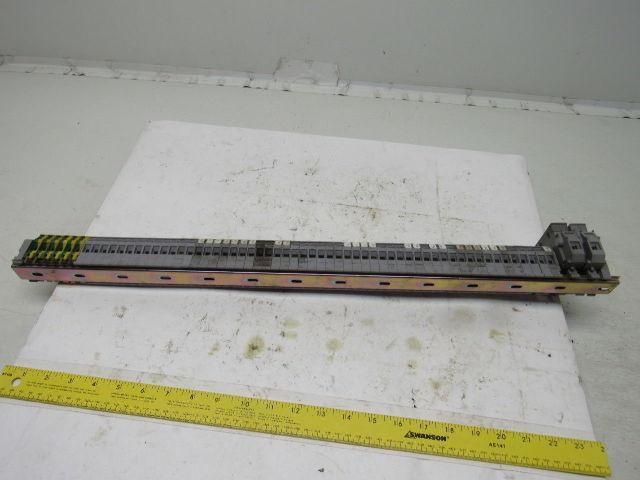 ENTRETEC (50) Gray 5120 Terminal Blocks W/(6) 5005.M10/10/P Grounds lot of 56