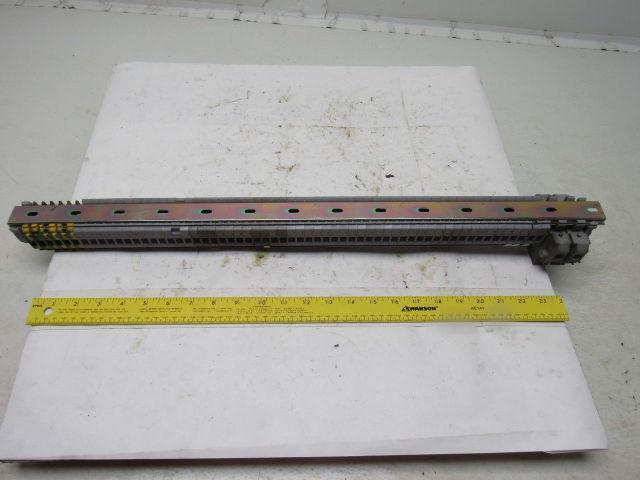 ENTRETEC (50) Gray 5120 Terminal Blocks W/(6) 5005.M10/10/P Grounds lot of 56