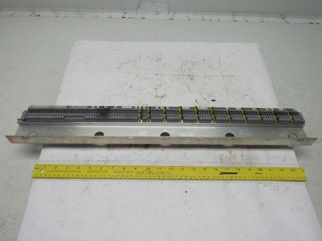 ENTRETEC (90) Gray 5116 Terminal Blocks W/(11) 5116 Grounds lot of 101