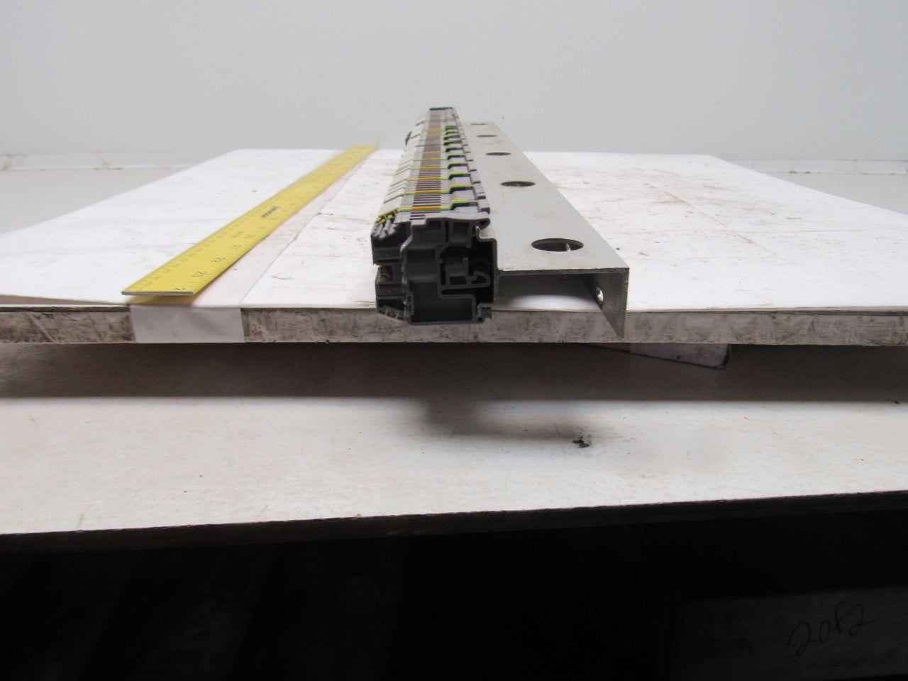 Entrelec 6.3 A MAX. (34) Fuse Holder (15) Terminal Block  (11) Ground Lot of 60